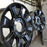 Gloss black wheels