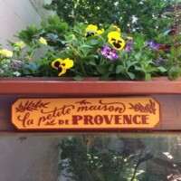 flower planter HDU sign