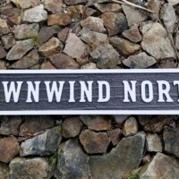 Carved HDU Sign