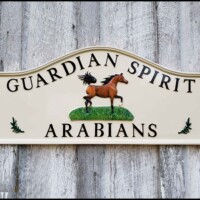 Cast Metal Equestrian Sign