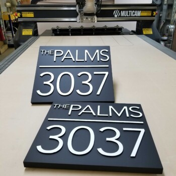 Dimensional Address Signs