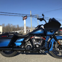Road glide with custom powder coated parts